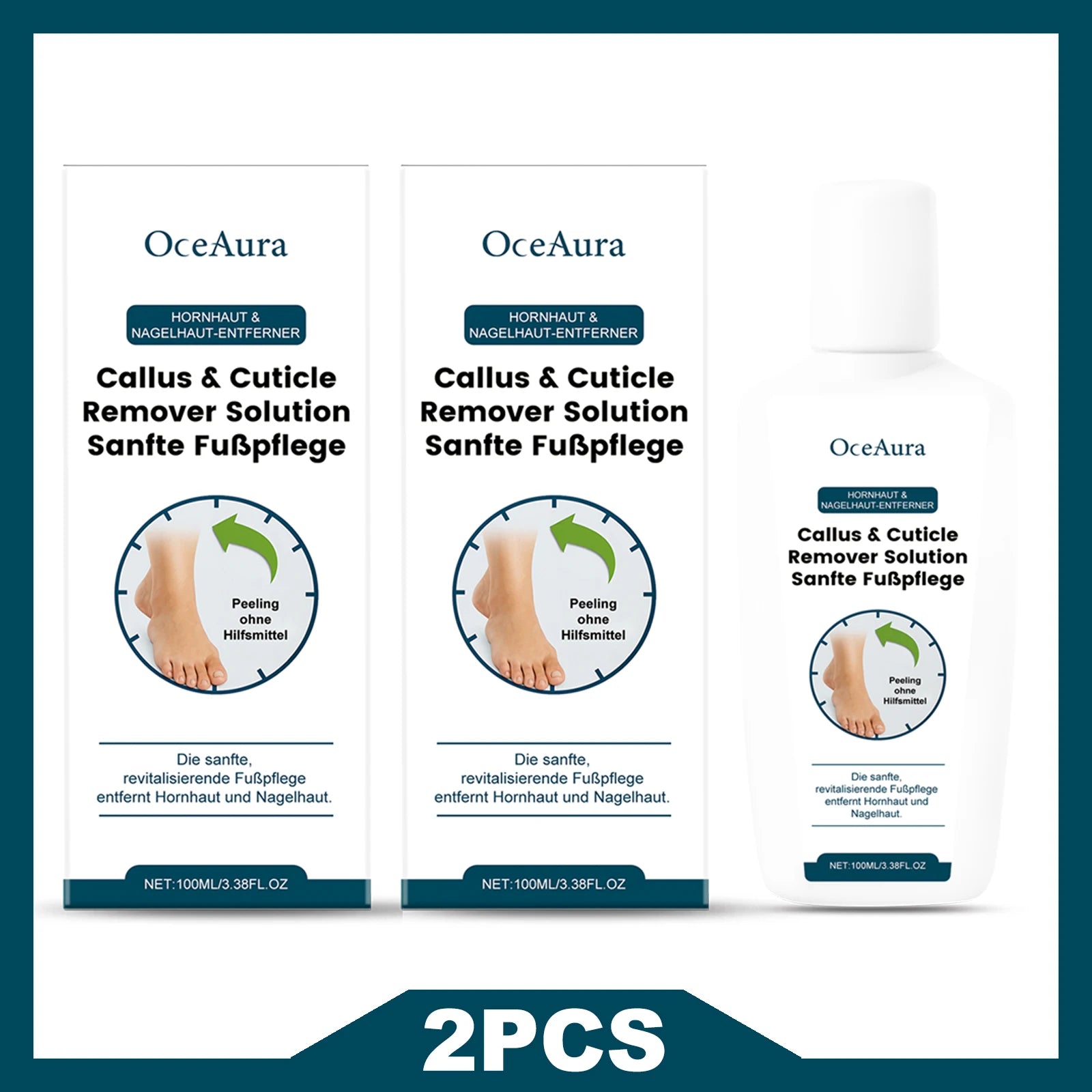 OCEAURA Foot Cuticle & Callus Remover