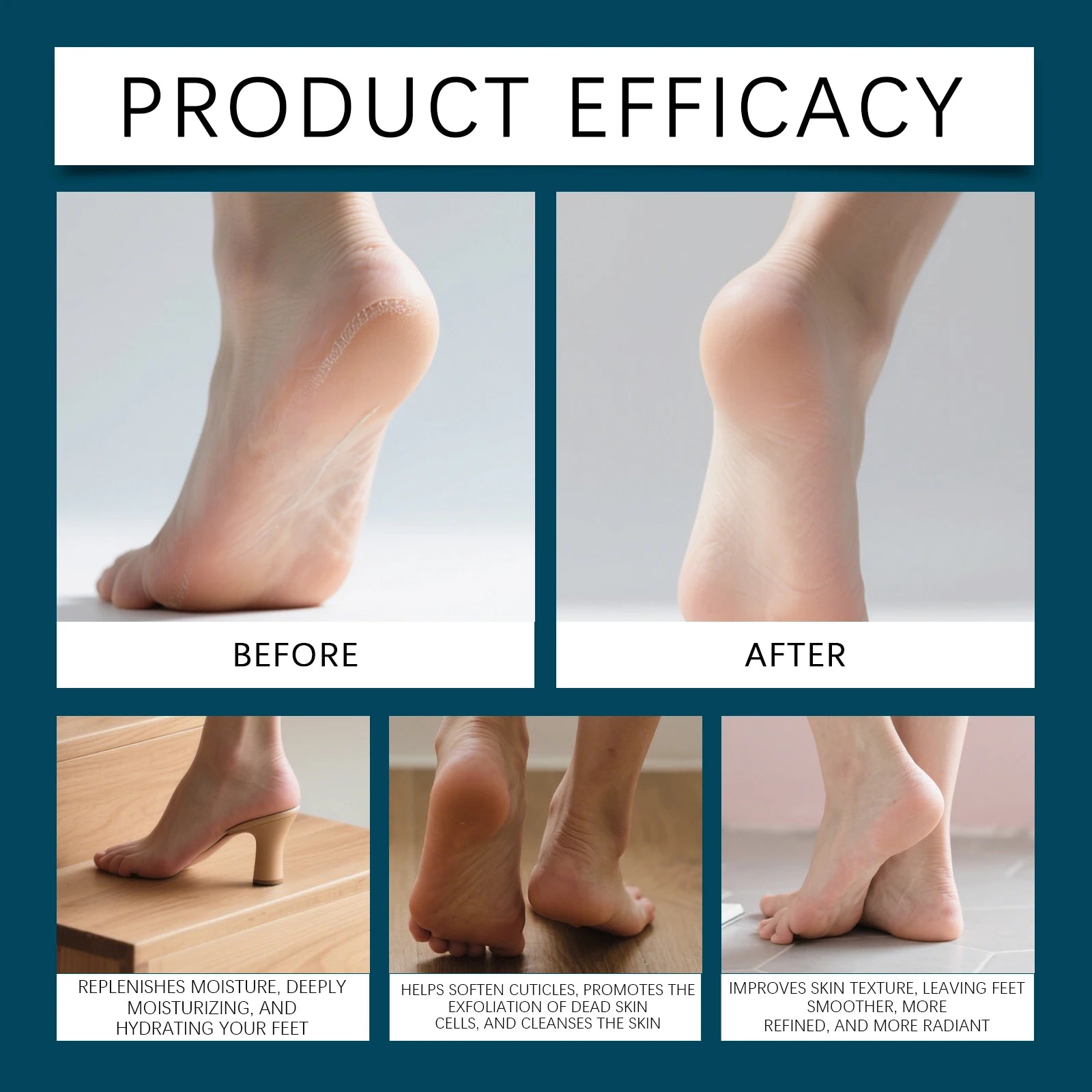 OCEAURA Foot Cuticle & Callus Remover