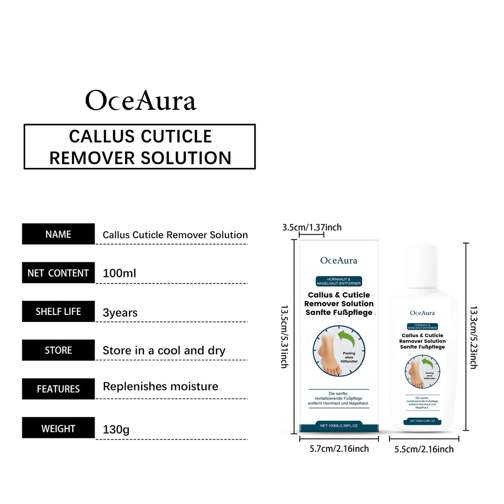 OCEAURA Foot Cuticle & Callus Remover